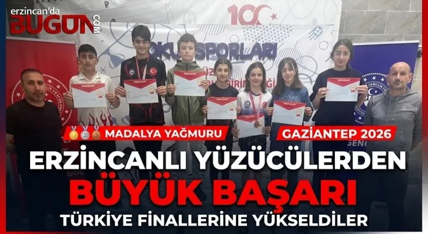 Erzincanlı Yüzücülerden Büyük Başarı: Türkiye Finallerine Yükseldiler
