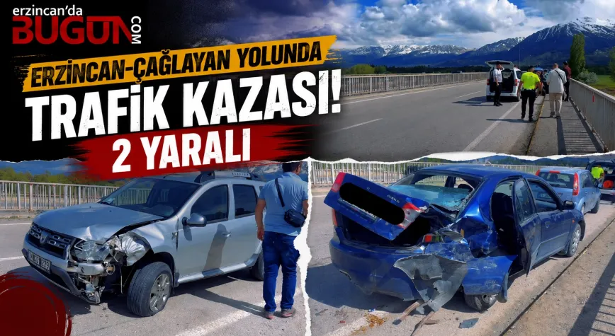 Erzincan-Çağlayan Yolunda Kaza: 2 Yaralı