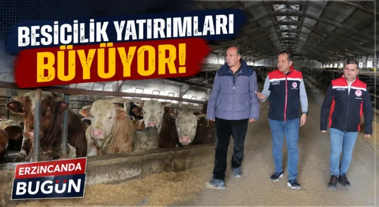Erzincan’da Besicilik Yatırımları Güçleniyor