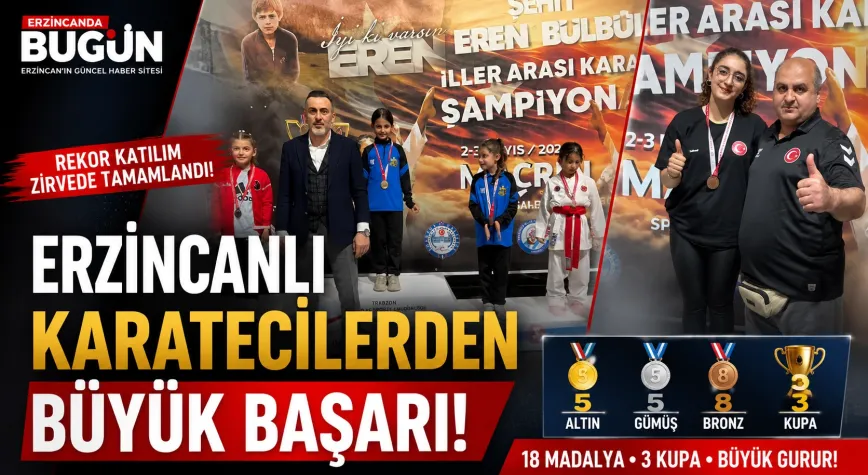 Erzincanlı Karateciler Trabzon’da Zirveye Çıktı