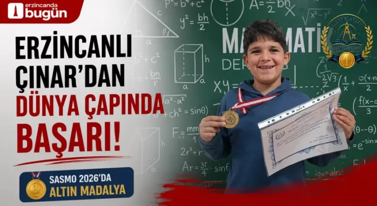 Erzincanlı Öğrenciden Dünya Çapında Matematik Başarısı