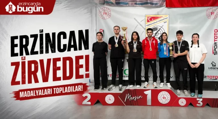 Erzincanlı Sporcular Mersin’de Madalyaları Topladı