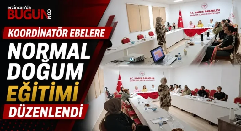 “Her Gebeye Bir Ebe” Uygulaması Kapsamında Erzincan’da Eğitim Programı Düzenlendi