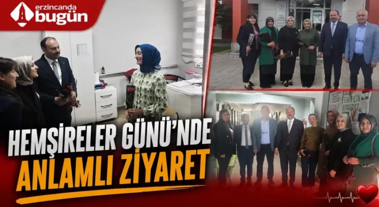 MHP Erzincan Teşkilatından Hemşirelere Anlamlı Ziyaret