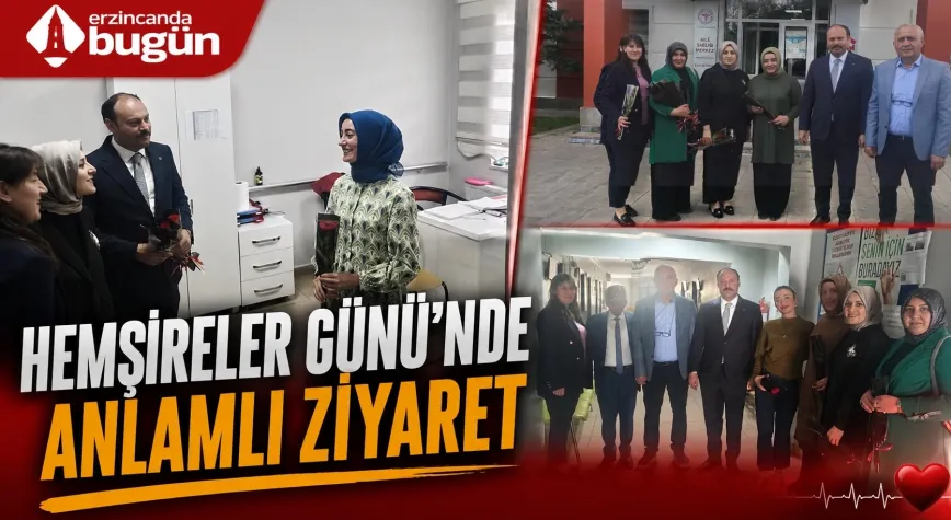 MHP Erzincan Teşkilatından Hemşirelere Anlamlı Ziyaret