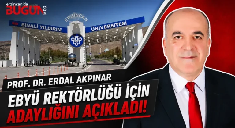 Prof. Dr. Erdal Akpınar, EBYÜ Rektörlüğü İçin Adaylığını Açıkladı