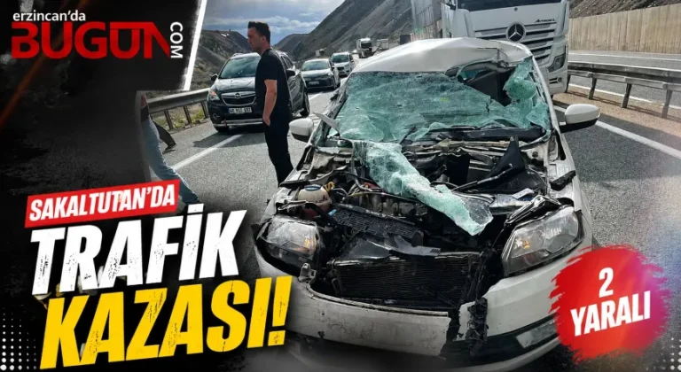 Sakaltutan Mevkiinde Trafik Kazası: 2 Yaralı