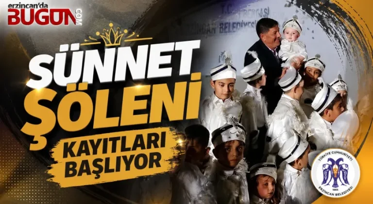 Erzincan Belediyesi Geleneksel Sünnet Şöleni İçin Kayıtlar Başlıyor
