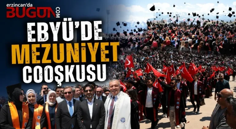 Erzincan Binali Yıldırım Üniversitesi’nde Mezuniyet Coşkusu