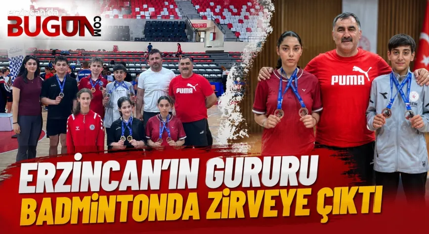 Erzincanlı Badmintonculardan Çanakkale’de Madalya Yağmuru