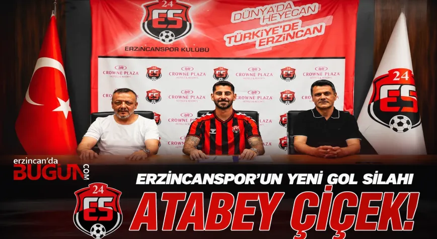 Erzincanspor Golcüsünü Buldu: Atabey Çiçek Resmen Kırmızı-Siyahlı!