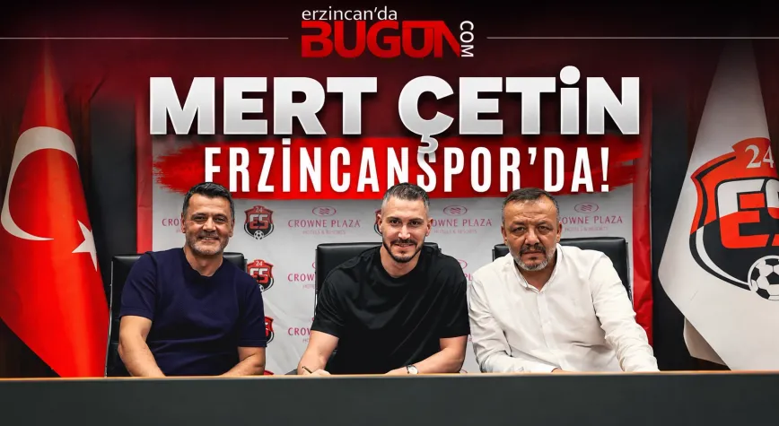 Mert Çetin Resmen Erzincanspor Forması Giyecek