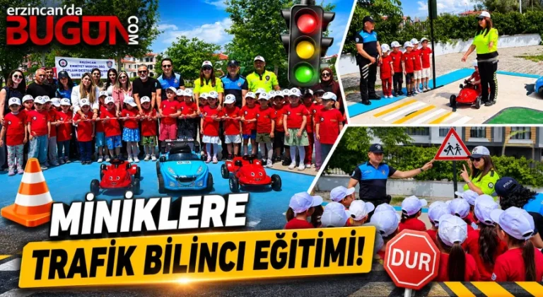 Mimar Sinan Anaokulu’nda Miniklere Uygulamalı Trafik Eğitimi