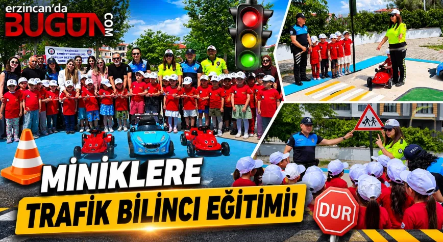 Mimar Sinan Anaokulu’nda Miniklere Uygulamalı Trafik Eğitimi