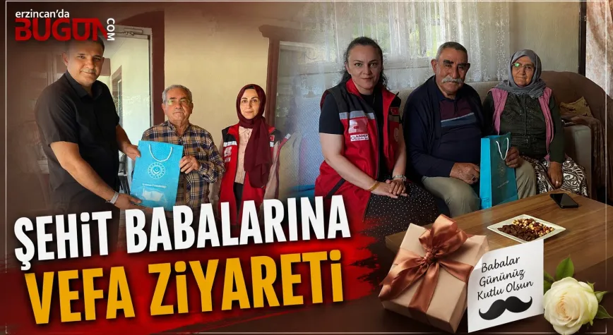 Şehit Babaları Babalar Günü’nde Unutulmadı