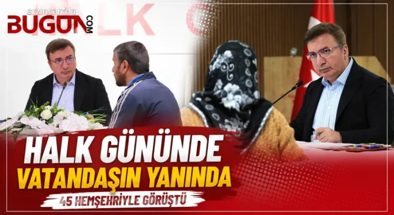 Vali Aydoğdu, Halk Günü’nde 45 Vatandaşın Talep ve Sorunlarını Dinledi