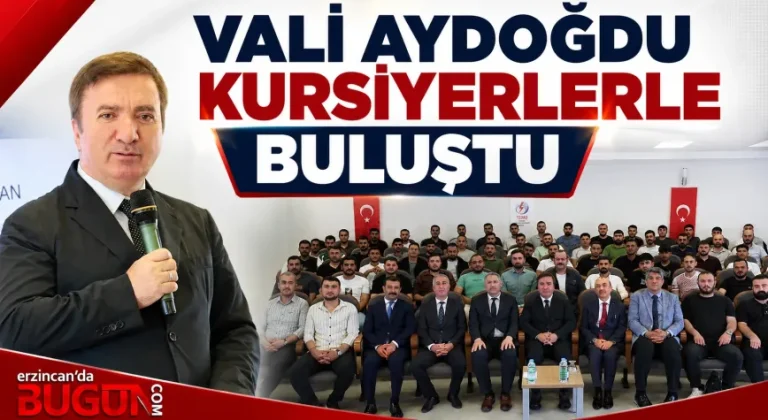 Vali Hamza Aydoğdu, TEDAŞ Eğitim Merkezinde Kursiyerlerle Buluştu