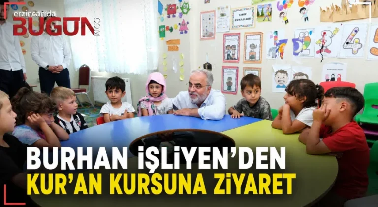 Burhan İşliyen’den Yoğurtlu Kur’an Kursu’na Ziyaret