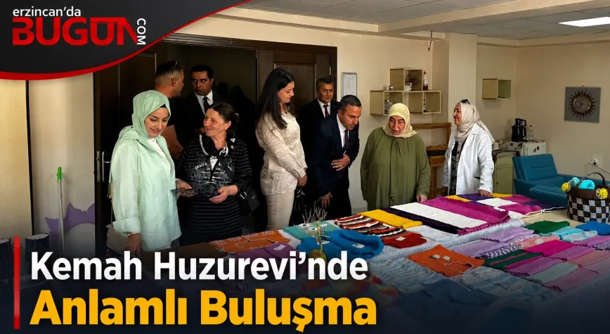 Semiha Yıldırım’dan Kemah Huzurevi Sakinlerine Anlamlı Buluşma