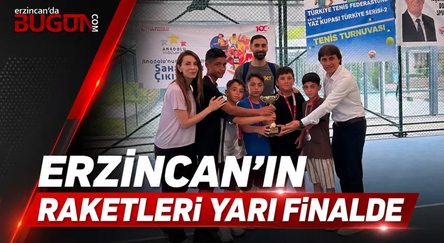 Erzincan Erkek Tenis Takımı Grup İkincisi Oldu