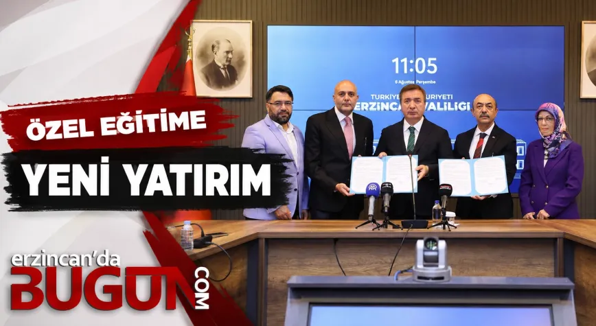 Erzincan’a Modern Özel Eğitim Meslek Okulu Kazandırılıyor