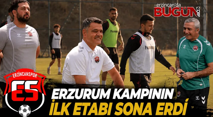 Erzincanspor Erzurum Kampının İlk Etabını Tamamladı