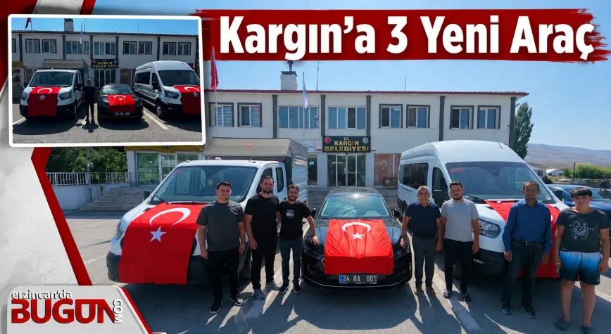 Kargın Belediyesi Araç Filosunu Güçlendirdi: 3 Yeni Araç Hizmete Kazandırıldı