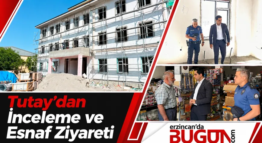 Kaymakam Resul Tutay’dan Emniyet Binası İnşaatı ve Esnaf Ziyareti