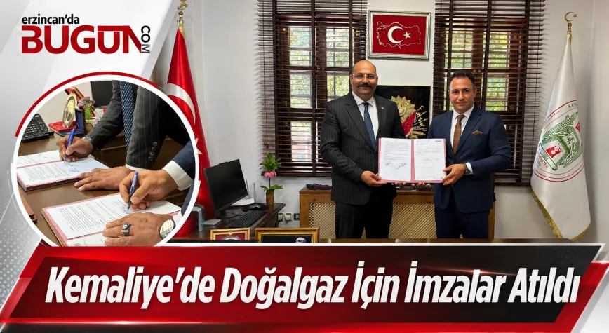 Kemaliye’de Doğalgaz İçin İlk Kazma Vuruluyor