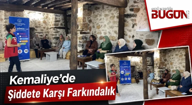 Kemaliye’de Kadına Yönelik Şiddetle Mücadele Eğitimi