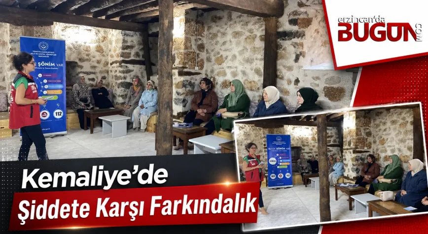 Kemaliye’de Kadına Yönelik Şiddetle Mücadele Eğitimi