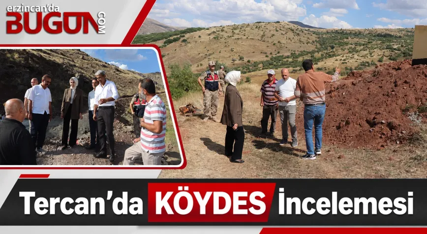 Tercan’da KÖYDES Yatırımları Yerinde İncelendi