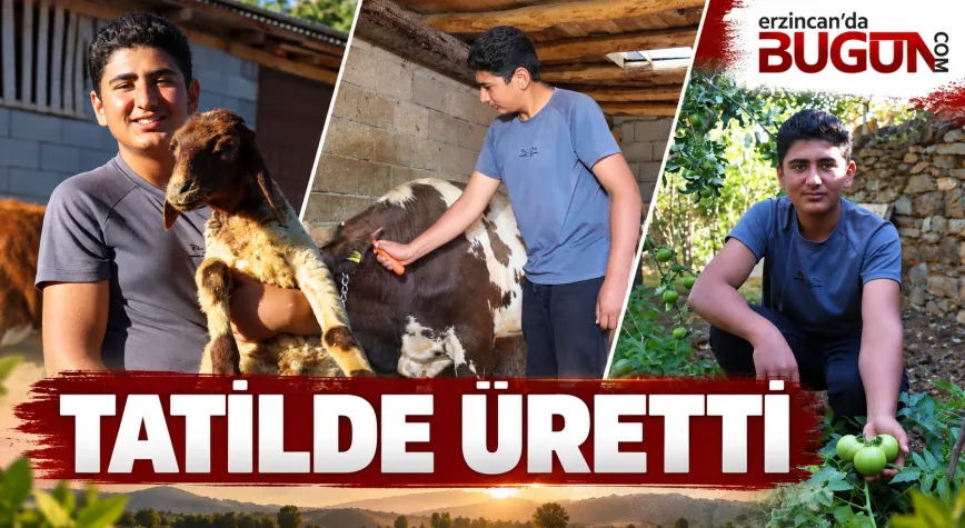 16 Yaşındaki Anıl Tatilini Üreterek Geçirdi: Hedefi Veteriner Hekimlik