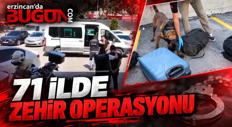 71 İlde Uyuşturucu Operasyonu: 894 Şüpheli Yakalandı, 424 Kişi Tutuklandı