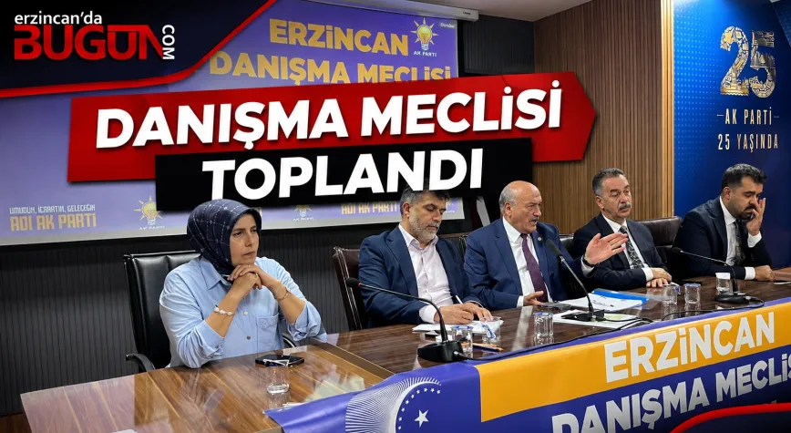 AK Parti Erzincan’da Ağustos Ayı Danışma Meclisi Toplantısı Gerçekleştirildi
