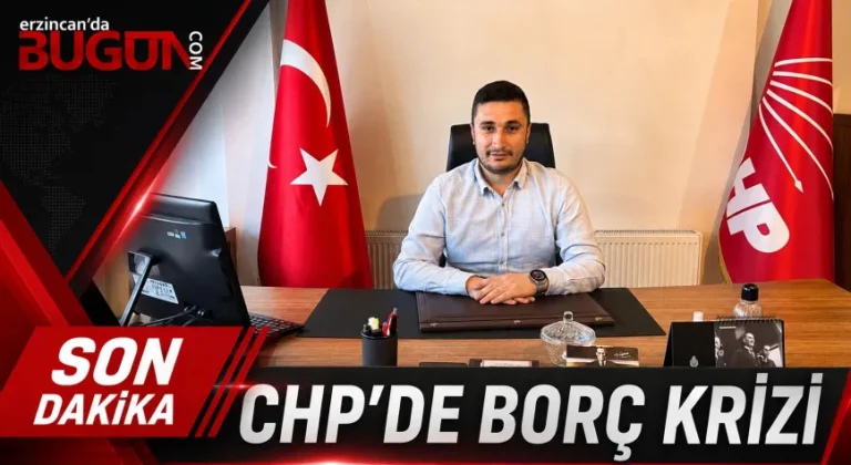 CHP Erzincan’da Mali Kriz İddiası: Borç Yükünün 1 Milyon TL’yi Aştığı Öne Sürüldü