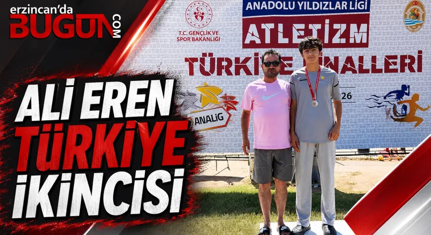 Erzincanlı Ali Eren Yüksel Türkiye İkincisi Oldu