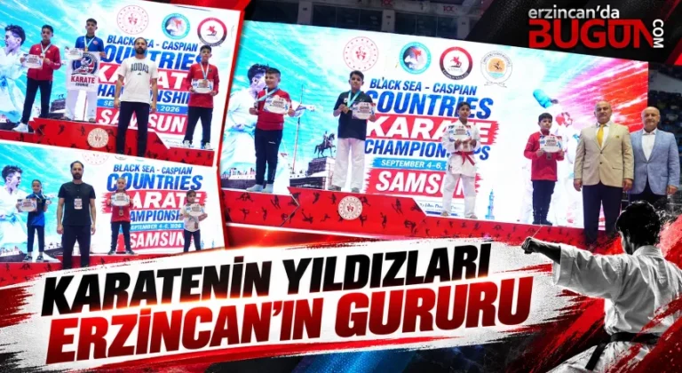 Erzincanlı Karatecilerden Uluslararası Başarı: 1 Altın, 2 Bronz Madalya