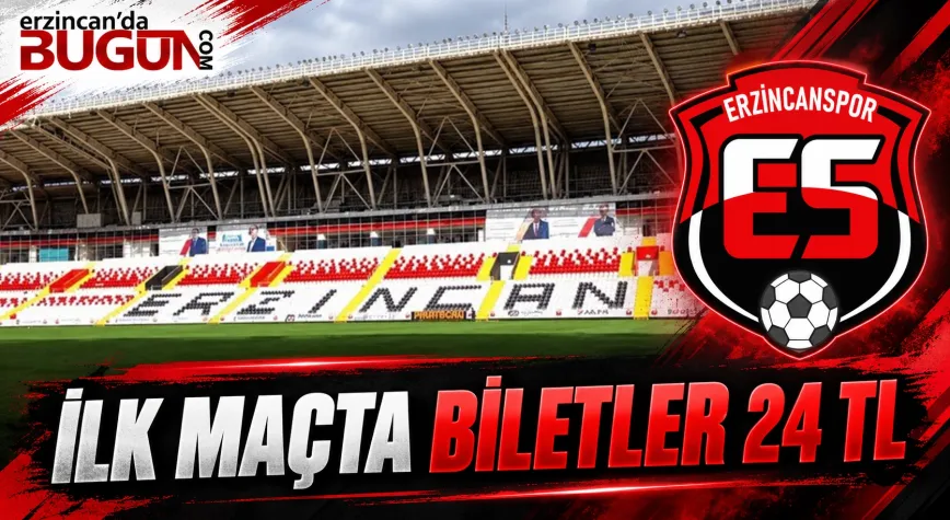 Erzincanspor’dan İlk İç Saha Maçına Özel 24 TL’lik Bilet