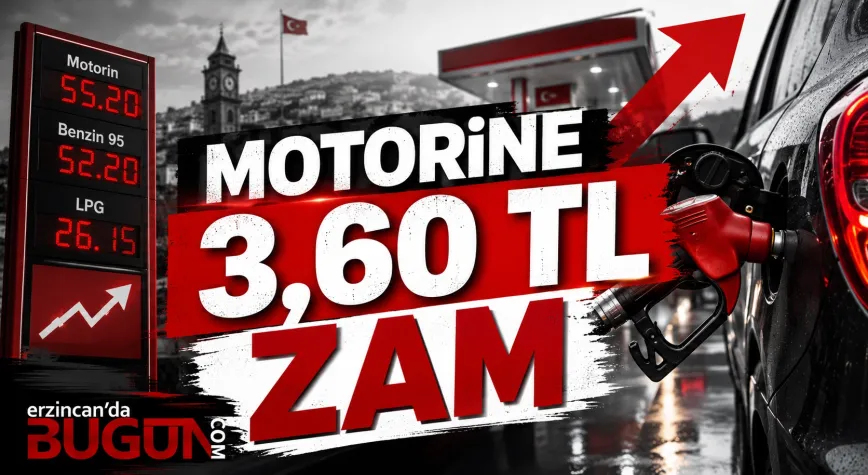 Motorine 3,60 TL Zam: Erzincan’da Litre Fiyatı 83,18 TL’ye Yükseldi