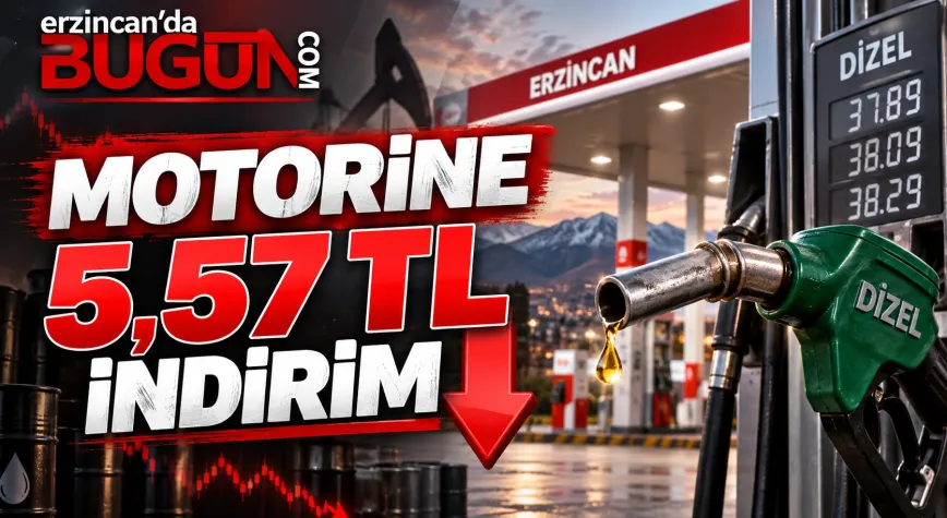 MOTORİNE BÜYÜK İNDİRİM GELİYOR! ERZİNCAN'DA FİYAT 93 LİRANIN ALTINA DÜŞEBİLİR