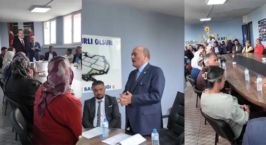 Süleyman Karaman, Diyadin’de İlçe Danışma Meclisi Toplantısı’na Katıldı