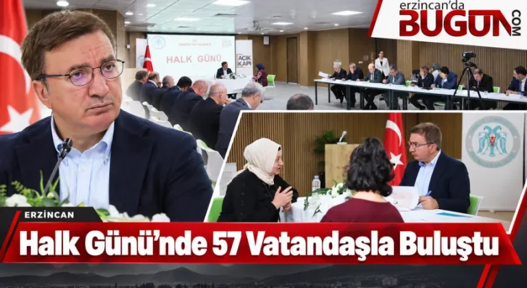 Vali Aydoğdu Halk Günü’nde 57 Vatandaşı Dinledi