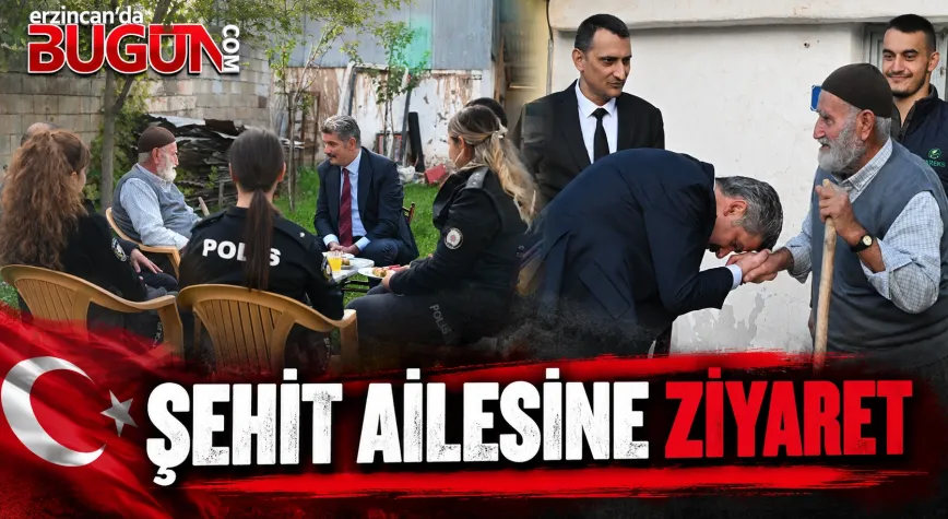 Erzincan İl Emniyet Müdürü Doköz’den Şehit Ailesine Anlamlı Ziyaret
