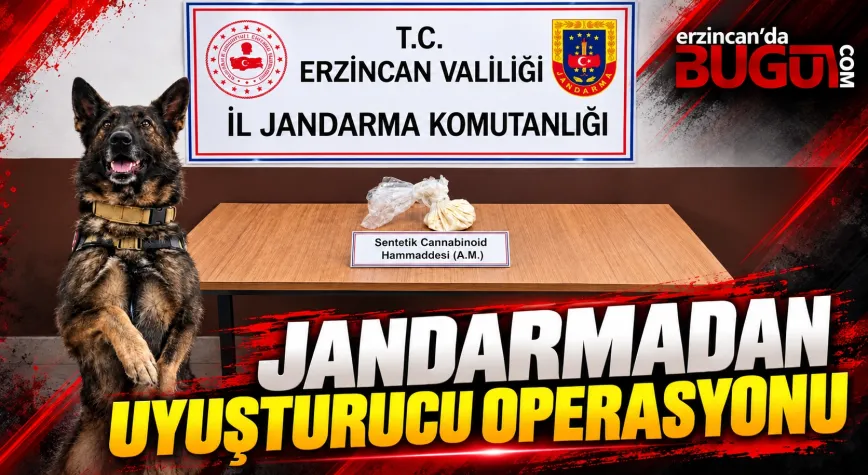 ERZİNCAN’DA UYUŞTURUCU OPERASYONU: 4 KİLOGRAM BONZAİ ÜRETİLEBİLECEK HAMMADDE ELE GEÇİRİLDİ