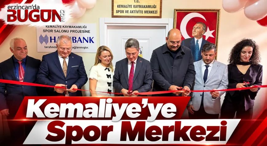 Kemaliye’de Spor ve Aktivite Merkezi Hizmete Açıldı